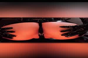 网红女神卿卿Inkyung 淫荡SM胶衣  背景图片