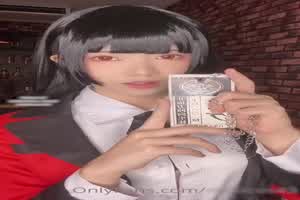 cosplay moiicos 赌赢了就有奶吃  背景图片